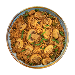 Mushroom Pilau Rice 
